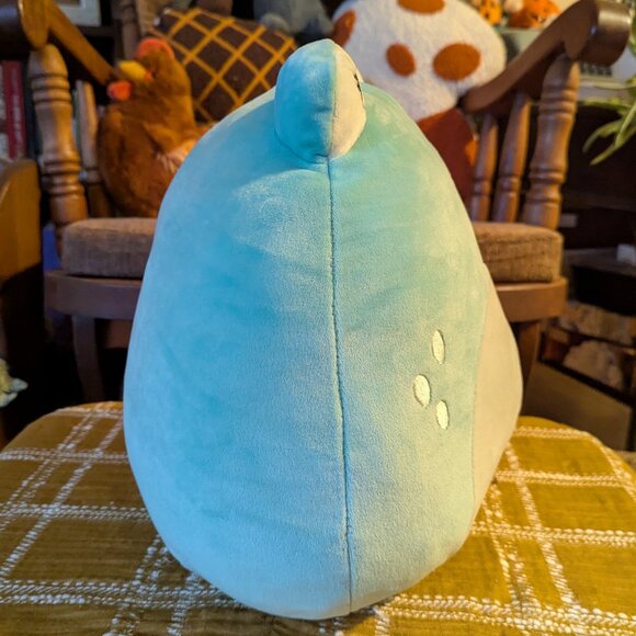 Seafoam Green Frog Squishmallow, 10" - Picture 4 of 6